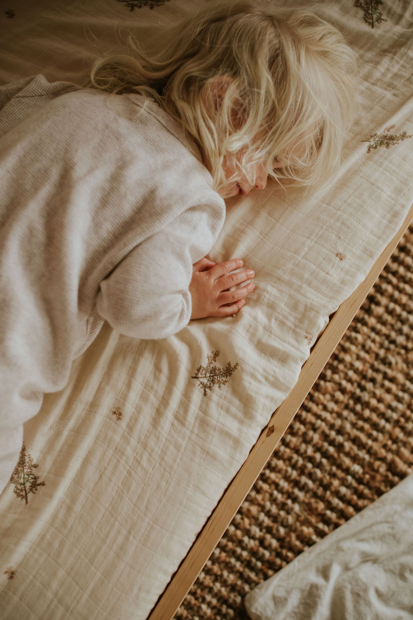 Leni the Label Kanuka Fitted Cot Sheet image 0