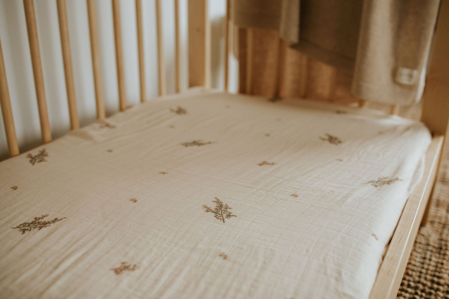 Leni the Label Kanuka Fitted Cot Sheet image 1
