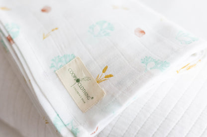Seaside Prairie Muslin Blanket image 1