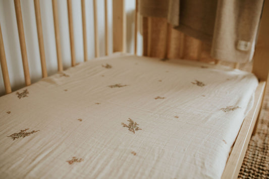 Leni the Label Kanuka Fitted Cot Sheet image 1